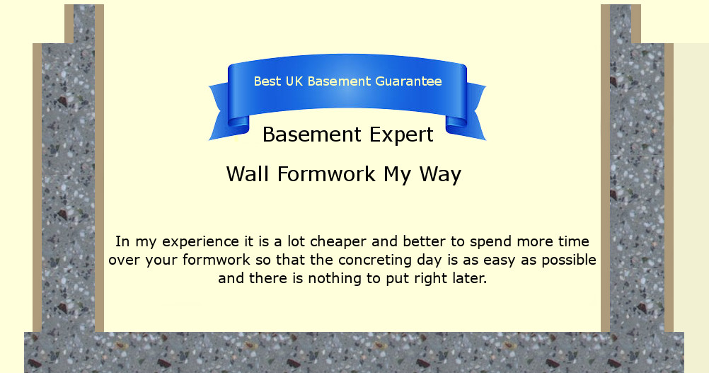 basement formwork manual